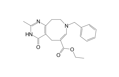 Ethyl 8-benzyl-4-oxo-2-methyl-3,4,5,8,9,10-hexahydropyrimido[4,5-d]azocine-6-carboxylate