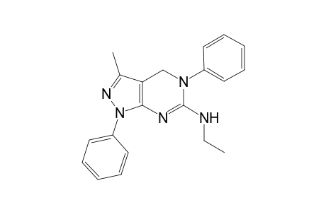6-Ethylamino-1,5-diphenyl)-3-methyl-4,5-dihydro-1H-pyrazolo[3,4-d]pyrimidine