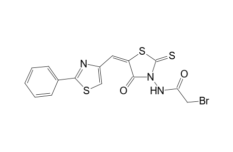 3-[(2'-Bromoacetyl)amino]-5-[ (2'-phenyl-1',3'-thiazol-4'-yl)methylene]-2-thioxothiazolidin-4-one