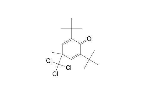 2,6-Ditert-butyl-4-methyl-4-(trichloromethyl)-1-cyclohexa-2,5-dienone