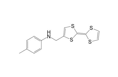 N-(4-Methylphenyl)aminomethyltetrathiafulvalene