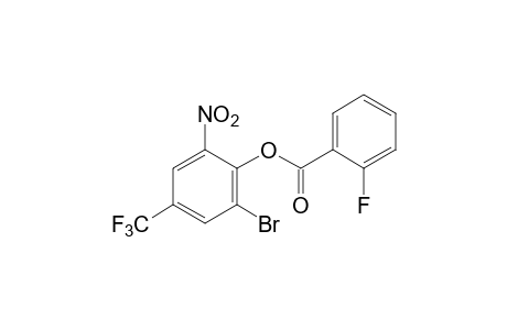 2-BROMO-6-NITRO-alpha,alpha,alpha-TRIFLUORO-p-CRESOL, o-FLUOROBENZOATE