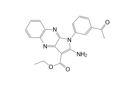 ethyl 1-(3-acetylphenyl)-2-amino-1H-pyrrolo[2,3-b]quinoxaline-3-carboxylate