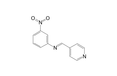 Benzenamine, 3-nitro-N-(4-pyridinylmethylidene)-