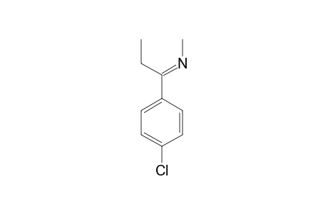 E-N-(1-(4-CHLORPHENYL)-PROPYLIDEN)-METHYLAMIN