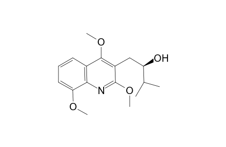 (2R)-3-methyl-1-(2,4,8-trimethoxy-3-quinolinyl)-2-butanol
