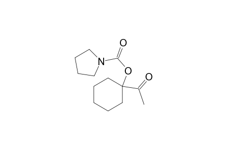 1-Acetylcyclohexyl pyrrolidine-1-carboxylate
