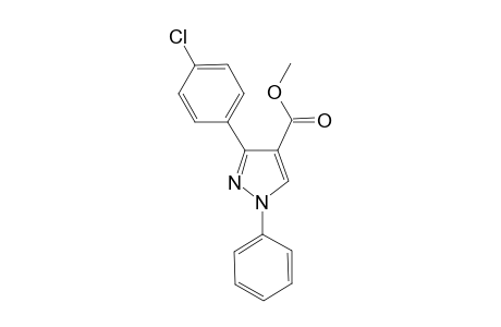 Methyl 3-(4-Chlorophenyl)-1-phenyl-1H-pyrazole-4-carboxylate