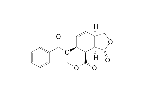 4-Isobenzofurancarboxylic acid, 5-(benzoyloxy)-1,3,3a,4,5,7a-hexahydro-3-oxo-, methyl ester, (3a.alpha.,4.beta.,5.beta.,7a.alpha.)-(.+-.)-