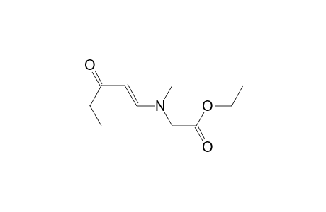Glycine, N-methyl-N-(3-oxo-1-pentenyl)-, ethyl ester