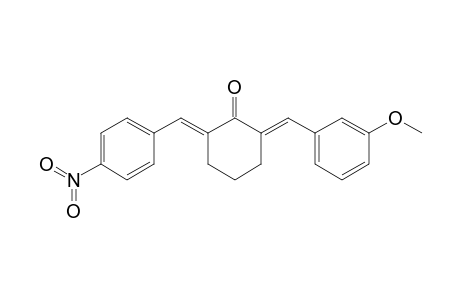 2-(3-Methoxybenzylidene)-6-(4-nitrobenzylidene)cyclohexanone