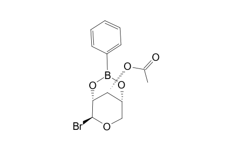 3-O-ACETYL-2,4-O-PHENYLBORANE-DIYL-BETA-D-RIBOPYRANOSYL-BROMIDE