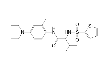 N-[4-(diethylamino)-2-methylphenyl]-3-methyl-2-[(2-thienylsulfonyl)amino]butanamide