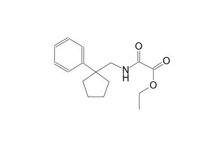 acetic acid, oxo[[(1-phenylcyclopentyl)methyl]amino]-, ethyl ester