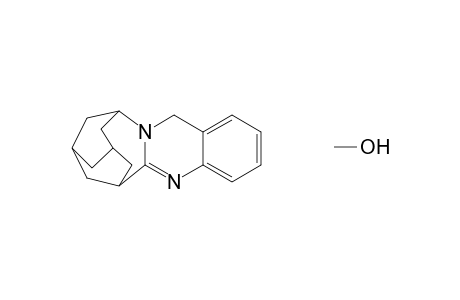 12H-4-azatricyclo[4.3.1.1^3^,^8]undecano[5,4-b]quinazoline, compound with methanol (1:1)