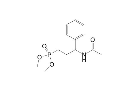 N-[3-Dimethoxyphosphoryl-1-(phenylpropyl)]-acetamide