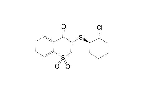 TRANS-3-(2'-CHLORO-CYCLOHEXYLTHIO)-THIOCHROMONE-1,1-DIOXIDE