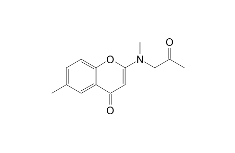 2-(N-Methyl-2-oxopropylamino)-6-methyl-4H-1-benzopyran-4-one