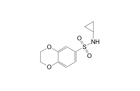 N-cyclopropyl-2,3-dihydro-1,4-benzodioxin-6-sulfonamide