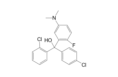 [(2'-Chlorophenyl)(4"-chlorophenyl)(2-fluoro-5-<N,N-dimethylamino>phenyl)]-methanol