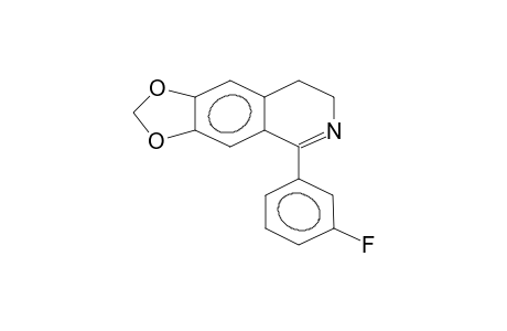 1-(3-fluorophenyl)-6,7-methylenedioxy-3,4-dihydroisoquinoline