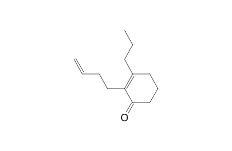 2-Cyclohexen-1-one, 2-(3-butenyl)-3-propyl-