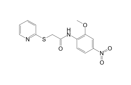 Acetamide, N-(2-methoxy-4-nitrophenyl)-2-(2-pyridinylthio)-