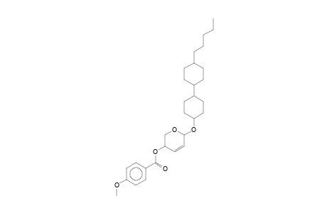 2H-Pyran, 5,6-dihydro-5-(p-methoxybenzoyl)-2-[4-(4-pentylcyclohexyl)cyclohexyloxy]-