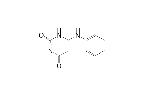 2,4(1H,3H)-pyrimidinedione, 6-[(2-methylphenyl)amino]-