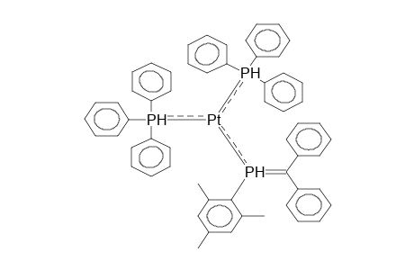1-MESITYL-2,2-DIPHENYL-1-PHOSPHAETHENE-PLATINUMBIS(TRIPHENYLPHOSPHINE)SIGMA COMPLEX
