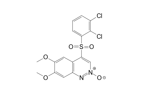 4-[(2,3-DICHLOROPHENYL)SULFONYL]-6,7-DIMETHOXYCINNOLINE, 2-OXIDE