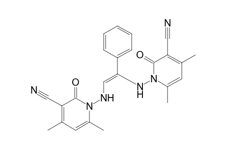 (Z)-1-(2-(3-cyano-4,6-dimethyl-2-oxopyridin-1(2H)-ylamino)-1-phenylvinylamino)-4,6-dimethyl-2-oxo-1,2-dihydropyridine-3-carbonitrile