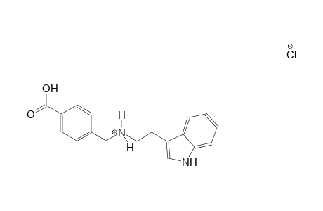 1H-indole-3-ethanaminium, N-[(4-carboxyphenyl)methyl]-, chloride