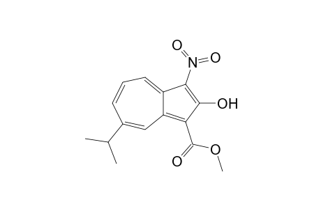Methyl 7-isopropyl-2-hydroxy-3-nitroazulene-1-carboxylate