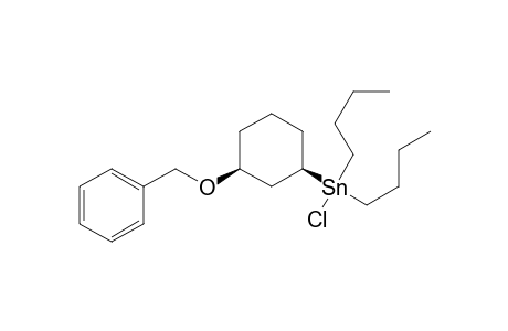 Stannane, dibutylchloro[3-(phenylmethoxy)cyclohexyl]-, cis-
