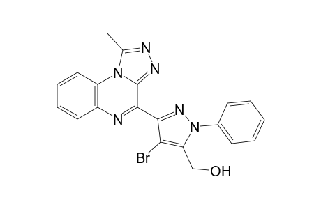 [4-bromo-3-(1-methyl-[1,2,4]triazolo[4,3-a]quinoxalin-4-yl)-1-phenyl-1H-pyrazol-5-yl]methanol