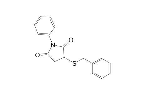 2,5-Pyrrolidinedione, 1-phenyl-3-[(phenylmethyl)thio]-