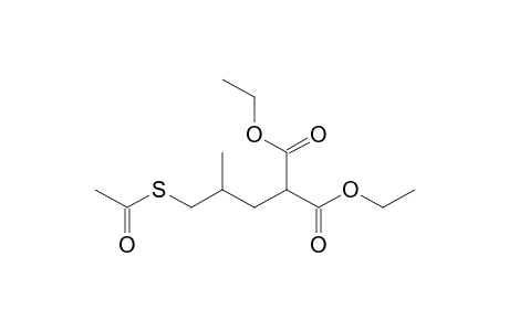 Diethyl 2-(3-(acetylthio)-2-methylpropyl)malonate