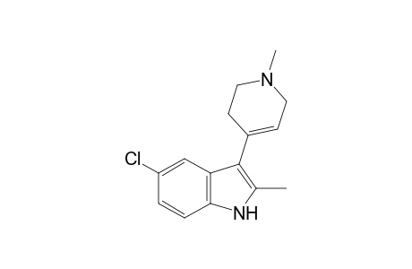 5-chloro-2-methyl-3-(1-methyl-1,2,3,6-tetrahydro-4-pyridyl)indole