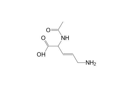 (E)-5-AMINO-2-ACETAMIDO-3-PENTENOIC ACID