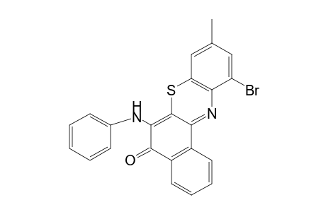 6-ANILINO-11-BROMO-9-METHYL-5H-BENZO[a]PHENOTHIAZIN-5-ONE