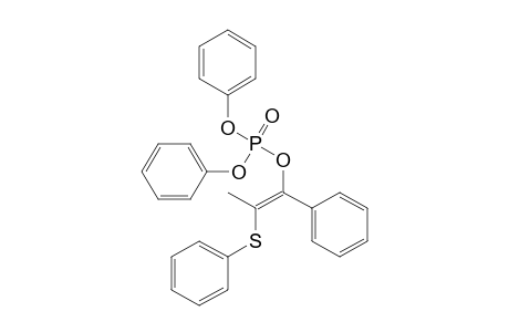 1-Phenyl-2-phenylthio-1-propenyl Diphenyl Phosphate