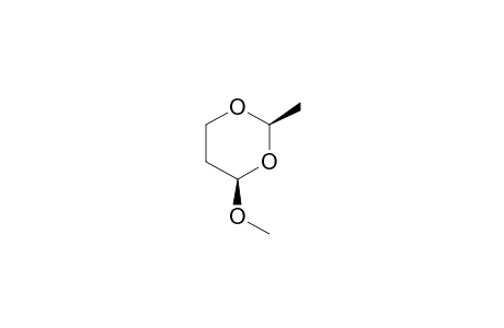 2-Methyl-4-methoxy-1,3-dioxane (cis or trans isomer)