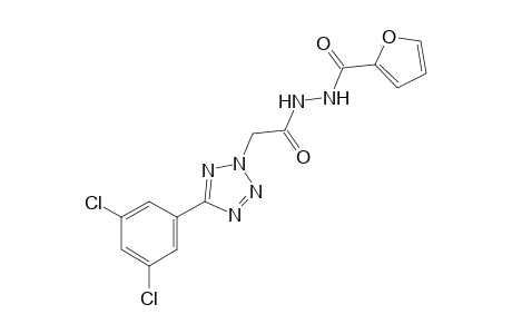 1-{[5-(3,5-dichlorophenyl)-2H-tetrazol-2-yl]acetyl}-2-(2-furoyl)hydrazine