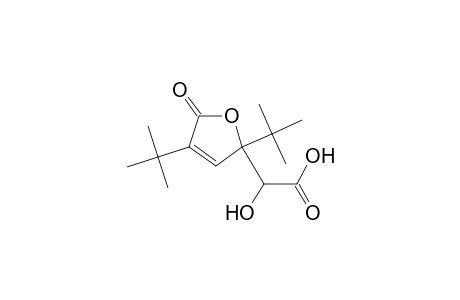 2-Furanacetic acid, 2,4-bis(1,1-dimethylethyl)-2,5-dihydro-.alpha.-hydroxy-5-oxo-