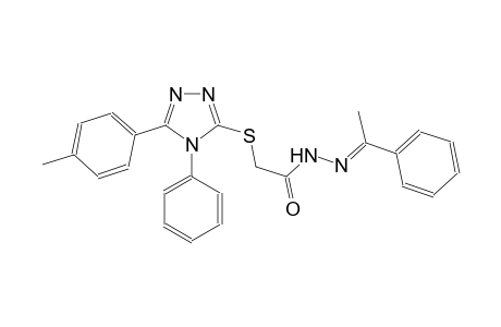 acetic acid, [[5-(4-methylphenyl)-4-phenyl-4H-1,2,4-triazol-3-yl]thio]-, 2-[(E)-1-phenylethylidene]hydrazide