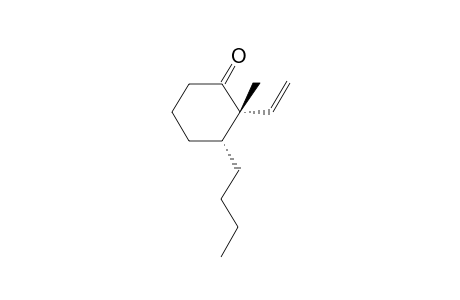 (2R*,3S*)-3-Butyl-2-ethenyl-2-methylcyclohexanone