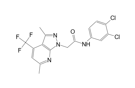1H-pyrazolo[3,4-b]pyridine-1-acetamide, N-(3,4-dichlorophenyl)-3,6-dimethyl-4-(trifluoromethyl)-