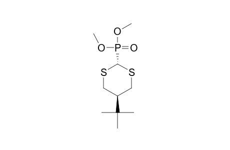 trans-5-tert-Butyl-2-(dimethoxyphosphoryl)-1,3-dithiane