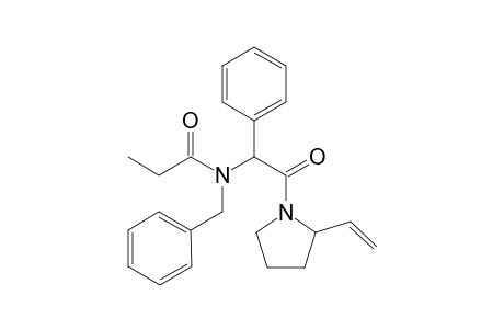 2-Ethenyl-1-[alpha.-(N-(propanoylamido)benzylcarbonyl]pyrrolidine isomer